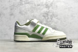 ADIDAS FORUM 84 LOW SHOES CLOUD WHITE/CREW GREEN/WILD PINE FY8683