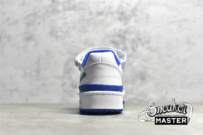 ADIDAS FORUM LOW SHOES CLOUD WHITE/CLOUD WHITE/ROYAL BLUE FY7756