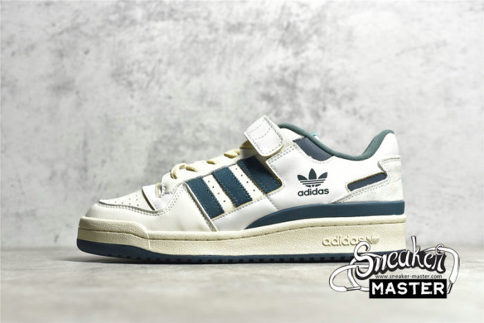ADIDAS FORUM 84 LOW OG NOBLE SHOES CLOUD WHITE/CLOUD WHITE/GREEN GX4536