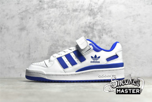 ADIDAS FORUM LOW SHOES CLOUD WHITE/CLOUD WHITE/ROYAL BLUE FY7756