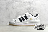 ADIDAS FORUM LOW SHOES CLOUD WHITE/CORE BLACK/GUM H01924