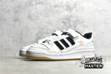 ADIDAS FORUM LOW SHOES CLOUD WHITE/CORE BLACK/GUM H01924
