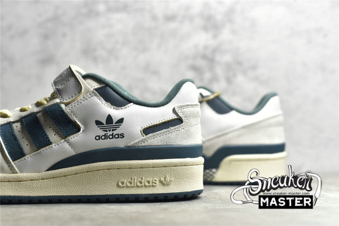 ADIDAS FORUM 84 LOW OG NOBLE SHOES CLOUD WHITE/CLOUD WHITE/GREEN GX4536