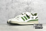 ADIDAS FORUM 84 LOW SHOES CLOUD WHITE/CREW GREEN/WILD PINE FY8683