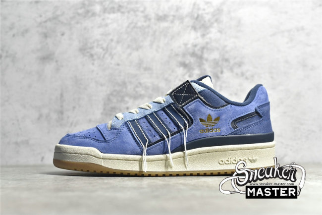 ADIDAS FORUM 84 LOW SHOES CLOUD WHITE/BLUE/GUM GW0298