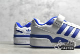 ADIDAS FORUM LOW SHOES CLOUD WHITE/CLOUD WHITE/ROYAL BLUE FY7756