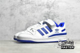 ADIDAS FORUM LOW SHOES CLOUD WHITE/CLOUD WHITE/ROYAL BLUE FY7756