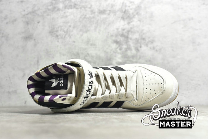 ADIDAS GIRLS ARE AWESOME X FORUM HIGH CHALK WHITE/CORE BLACK/PURPLE BEAUTY GY2632