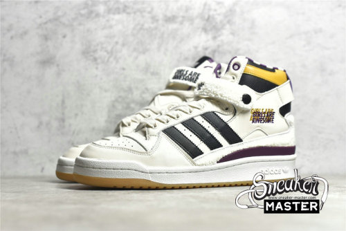 ADIDAS GIRLS ARE AWESOME X FORUM HIGH CHALK WHITE/CORE BLACK/PURPLE BEAUTY GY2632