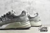 NEW BALANCE 992 MADE IN USA GREY/DARK GREY/WHITE M992GR