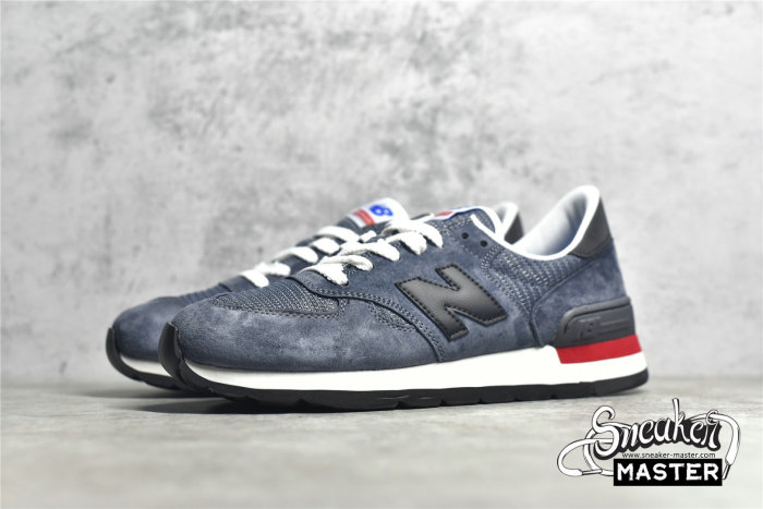NEW BALANCE 990V1 MADE IN USA CATCH 22 NAVY BLUE/GREY/WHITE-RED M990HL