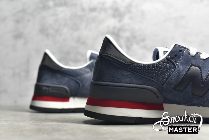 NEW BALANCE 990V1 MADE IN USA CATCH 22 NAVY BLUE/GREY/WHITE-RED M990HL