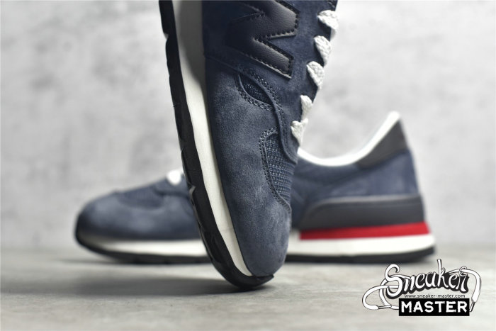 NEW BALANCE 990V1 MADE IN USA CATCH 22 NAVY BLUE/GREY/WHITE-RED M990HL