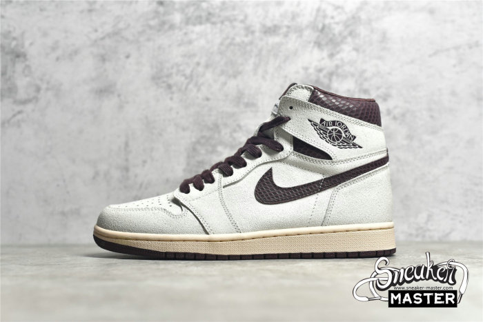 NIKE A MA MANIÉRE X AIR JORDAN 1 HIGH OG AIRNESS SAIL/BURGUNDY CRUSH DO7097-100