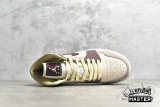 NIKE AIR JORDAN 1 MID SE BARELY ORANGE/DARK PONY/PALE IVORY/SMOKEY MAUVE/ROSEWOOD GRAIN DO7440-821