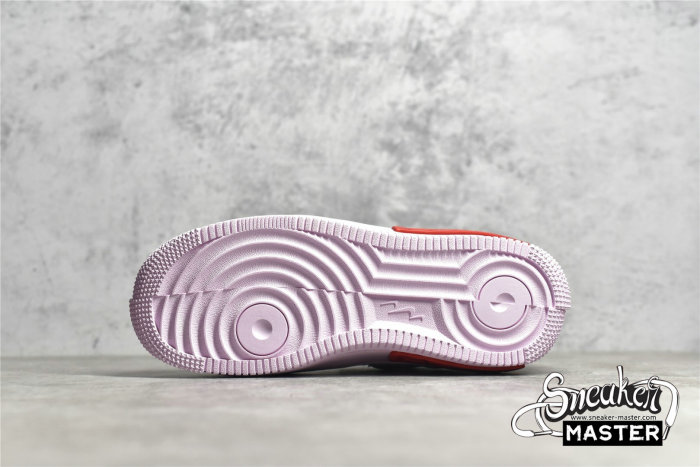 NIKE AIR FORCE 1 FONTANKA VALENTINE'S DAY PINK FOAM/UNIVERSITY RED/BLACK/PINK FOAM DA7024-600
