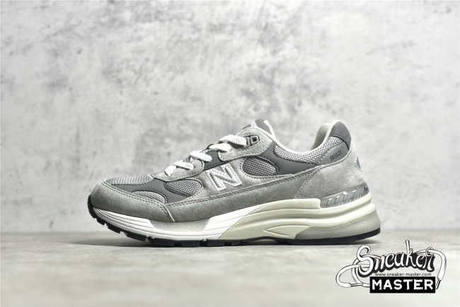 NEW BALANCE 992 MADE IN USA GREY/DARK GREY/WHITE M992GR