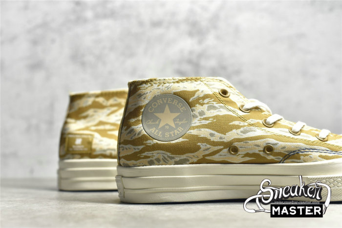 CONVERSE UNDEFEATED X CHUCK TAYLOR 70S MID TIGER CAMO DESERT AMBER GREEN/SEMOLINA/EGRET 172396C