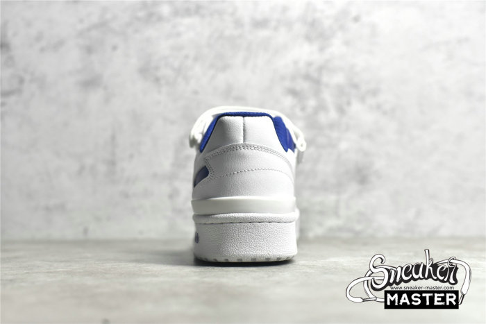 ADIDAS FORUM LOW SHOES CLOUD WHITE/VICTORY BLUE/CLOUD WHITE H01673