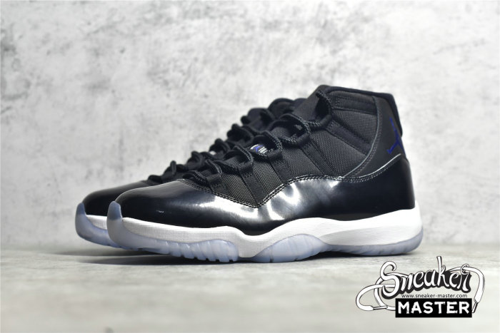 NIKE AIR JORDAN 11 RETRO SPACE JAM 2016 BLACK/CONCORD-WHITE 378037-003