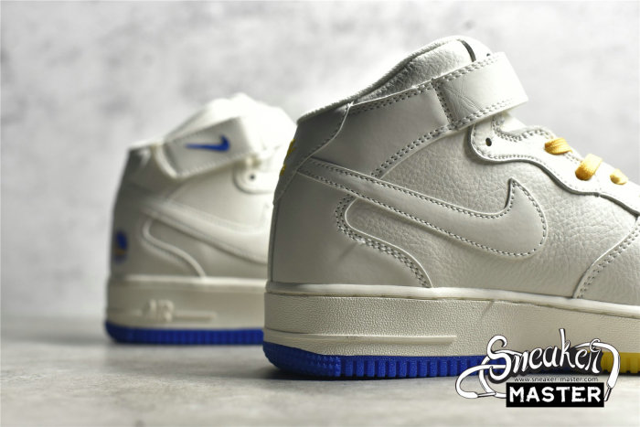 NIKE AIR FORCE 1 MID 07 SU19 WHITE/YELLOW/BLUE GT5663-306
