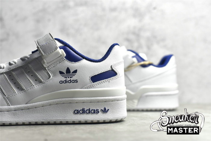 ADIDAS FORUM LOW SHOES CLOUD WHITE/VICTORY BLUE/CLOUD WHITE H01673