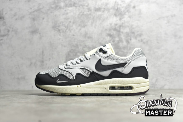 NIKE AIR MAX 1 WAVES MONARCH X PATTA BLACK/GREY/BEIGE DH1348-002