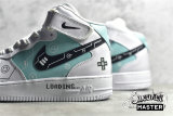 NIKE AIR FORCE 1 MID WHITE/BLUE/BLACK CW2288-116