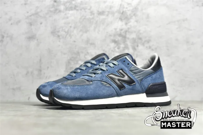 NEW BALANCE 990V1 MADE IN USA BLUE STEEL/BLACK/WHITE M990DBL