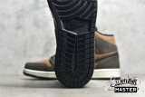 NIKE AIR JORDAN 1 MID SE DARK CHOCOLATE/ARCHAEO BROWN/BLACK/CRIMSON BLISS DC7294-200