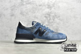 NEW BALANCE 990V1 MADE IN USA BLUE STEEL/BLACK/WHITE M990DBL