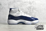 NIKE AIR JORDAN 11 RETRO WIN LIKE 82 WHITE/MIDNIGHT NAVY-UNIVERSITY BLUE 378037-123