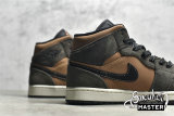 NIKE AIR JORDAN 1 MID SE DARK CHOCOLATE/ARCHAEO BROWN/BLACK/CRIMSON BLISS DC7294-200