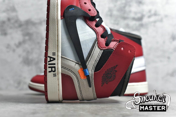 NIKE OFF-WHITE X AIR JORDAN 1 RETRO HIGH OG CHICAGO WHITE/BLACK-VARSITY RED-BLACK AA3834-101