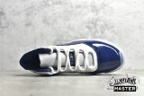 NIKE AIR JORDAN 11 RETRO WIN LIKE 82 WHITE/MIDNIGHT NAVY-UNIVERSITY BLUE 378037-123