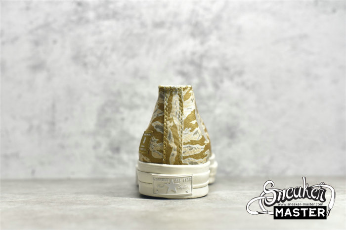 CONVERSE UNDEFEATED X CHUCK TAYLOR 70S MID TIGER CAMO DESERT AMBER GREEN/SEMOLINA/EGRET 172396C