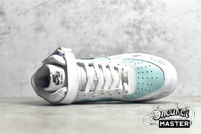 NIKE AIR FORCE 1 MID WHITE/BLUE/BLACK CW2288-116