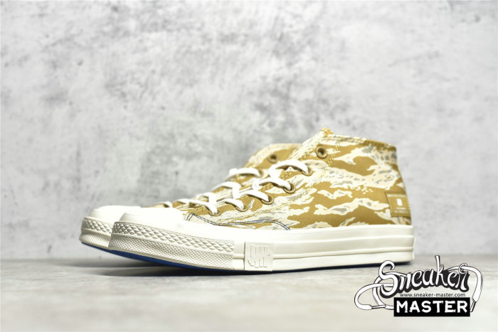 CONVERSE UNDEFEATED X CHUCK TAYLOR 70S MID TIGER CAMO DESERT AMBER GREEN/SEMOLINA/EGRET 172396C