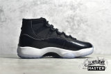 NIKE AIR JORDAN 11 RETRO SPACE JAM 2016 BLACK/CONCORD-WHITE 378037-003