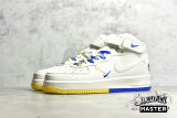 NIKE AIR FORCE 1 MID 07 SU19 WHITE/YELLOW/BLUE GT5663-306