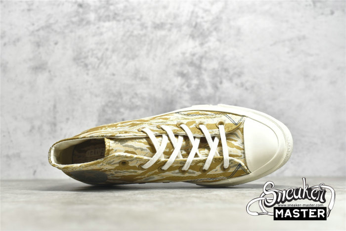CONVERSE UNDEFEATED X CHUCK TAYLOR 70S MID TIGER CAMO DESERT AMBER GREEN/SEMOLINA/EGRET 172396C