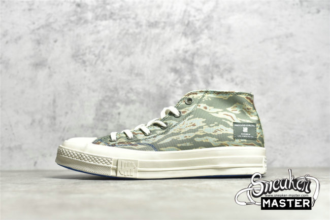 CONVERSE UNDEFEATED X HALF CHUCK TAYLOR 70S MID TIGER CAMO PRINT SEA SPRAY/FOSSIL/EGRET 172397C