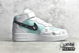 NIKE AIR FORCE 1 MID WHITE/BLUE/BLACK CW2288-116