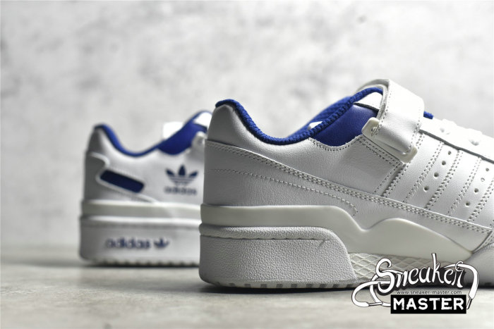 ADIDAS FORUM LOW SHOES CLOUD WHITE/VICTORY BLUE/CLOUD WHITE H01673