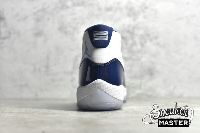 NIKE AIR JORDAN 11 RETRO WIN LIKE 82 WHITE/MIDNIGHT NAVY-UNIVERSITY BLUE 378037-123