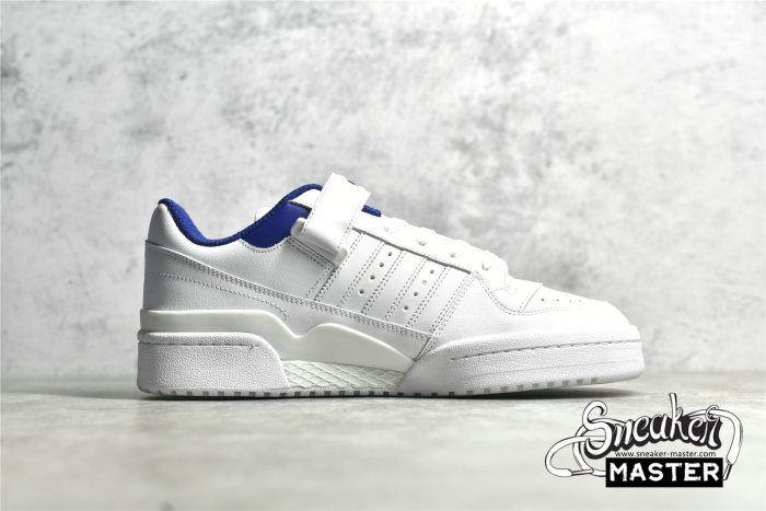 ADIDAS FORUM LOW SHOES CLOUD WHITE/VICTORY BLUE/CLOUD WHITE H01673