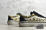 VANS ANAHEIM FACTORY SKOOL 36 DX BLACK/LEOPARD PRINT/WHITE VN0A54F39GI