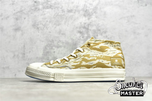 CONVERSE UNDEFEATED X CHUCK TAYLOR 70S MID TIGER CAMO DESERT AMBER GREEN/SEMOLINA/EGRET 172396C