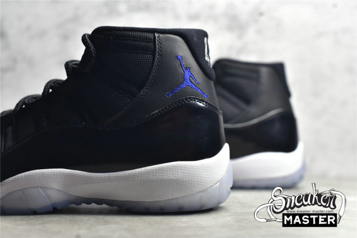 NIKE AIR JORDAN 11 RETRO SPACE JAM 2016 BLACK/CONCORD-WHITE 378037-003