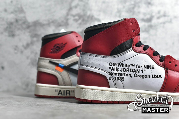 NIKE OFF-WHITE X AIR JORDAN 1 RETRO HIGH OG CHICAGO WHITE/BLACK-VARSITY RED-BLACK AA3834-101